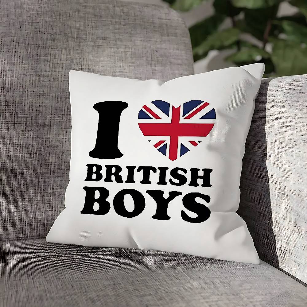 Hot Cites I Love NY LONDON Throw Pillow Case For 55cm 40cm 45cm 50cm 30cm Square Office Pillowship Cover