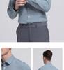 [Flax Anti Wrinkle] Langdeng's New Easy To Take Care of Formal Long Sleeved Shirt, Elastic Formal Business Men's Shirt
