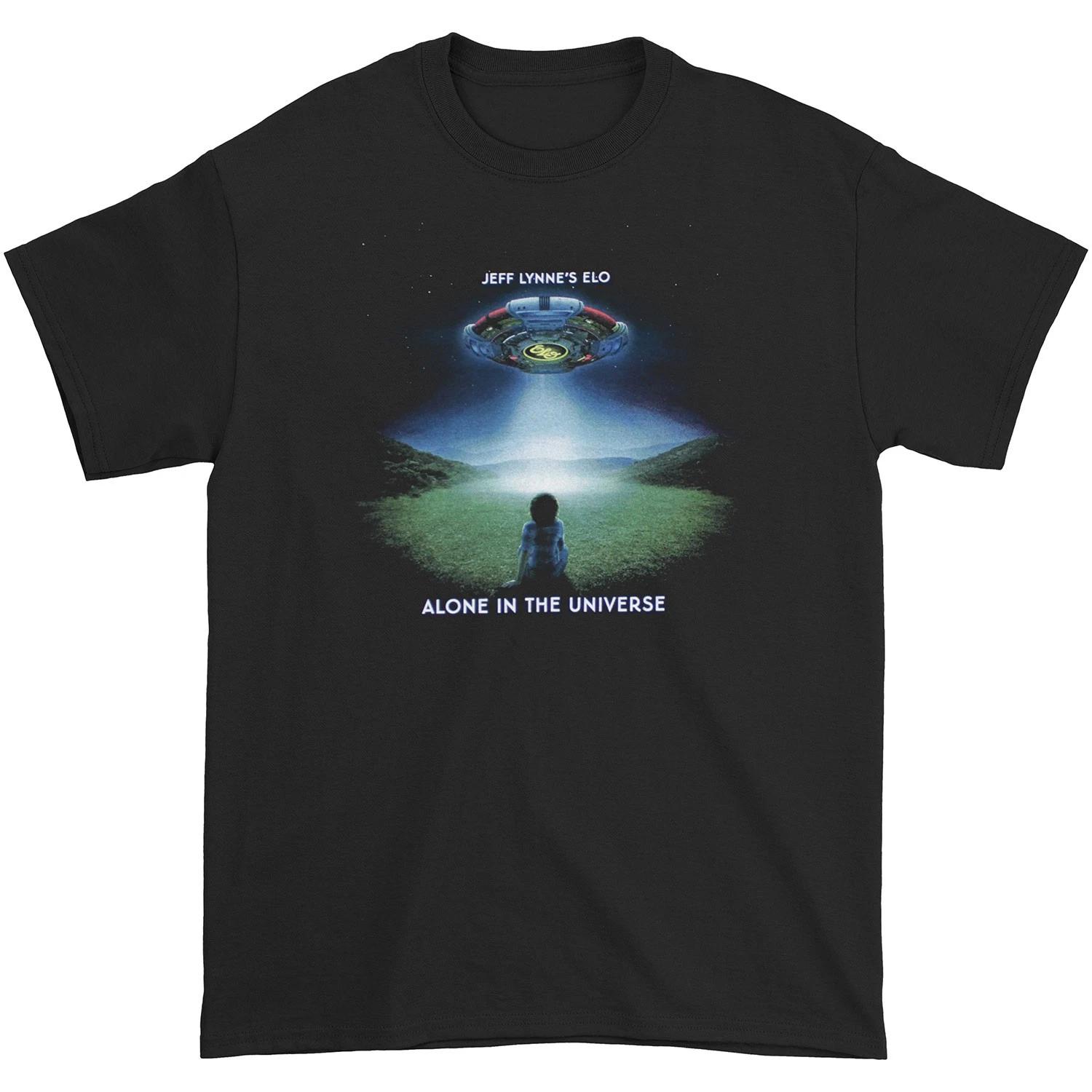 Мужская футболка Light Orchestra Jeff Lynne s ELO Alone In The Universe S