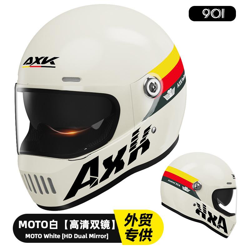 

Specially designed for electric vehicle helmets, men s winter warm motorcycle retro sun protection electric bike full-face helmet for women Motorcycle White【High-d