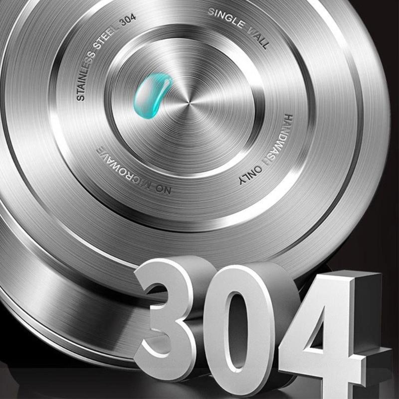 Vacuum Seal Container With 304 Stainless Steels Construction Kitchen Canister Metal Dry Goods Storage Organiser