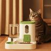 Dry Wet Separation Automatic Cat Water Feeder Integrated Cat Dog Food Bowl for Water Feeding