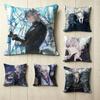 AnimeStyle Game AArknights SSilverAsh Square DoubleSided Printed Pillow Case Bedroom Bedside Pillow Sofa Cushion Cover
