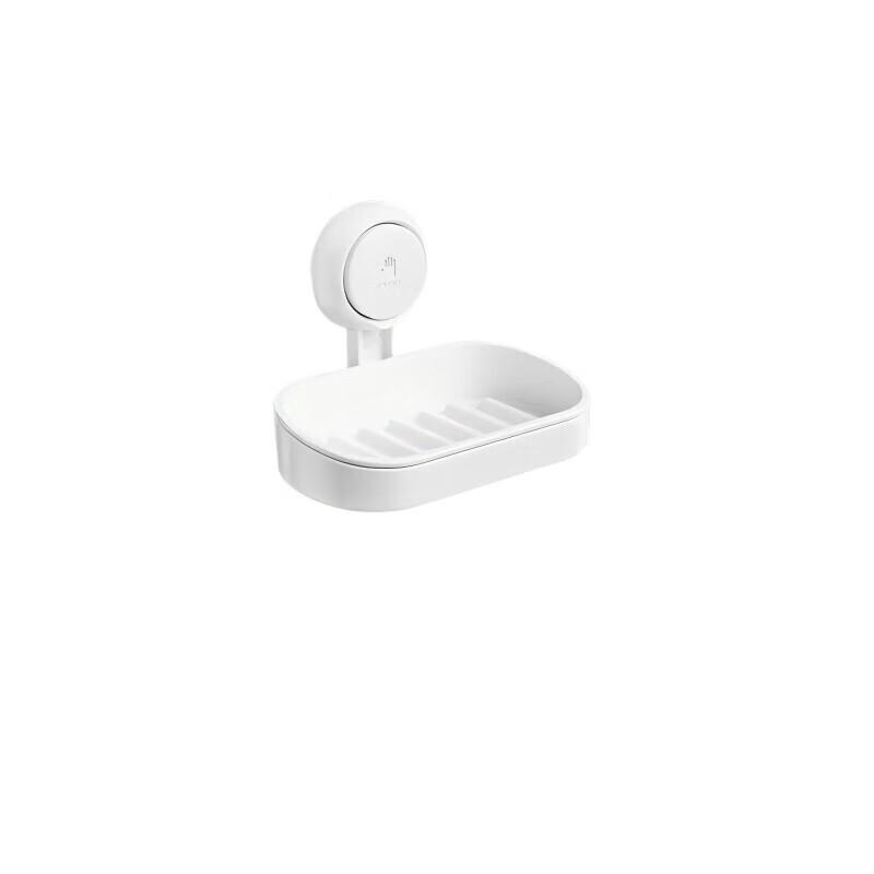 Taoli Wall-Mounted Suction Cup Draining Soap Dish