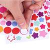 6/12pcs Colorful Paper Stickers Dot Heart Pentagram Diary Journal Decoration School Creative Award YMY