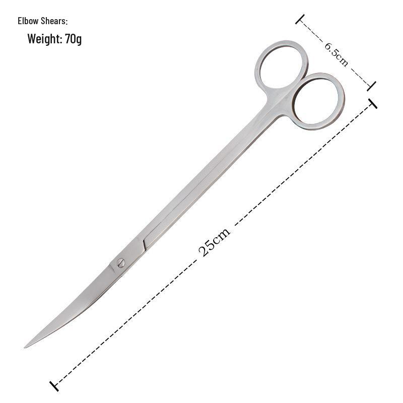 Aquarium Plant Tool Set: Stainless Steel Scissors, Tweezers, and Sand Rake for Aquatic Plant Trimming