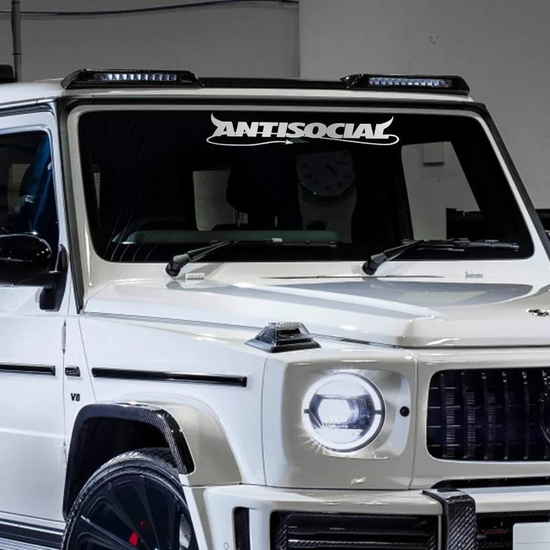 Cartoon Antisocial Auto Stickers On The Car Car Body Doorhandle Sticker Door Handle Decal