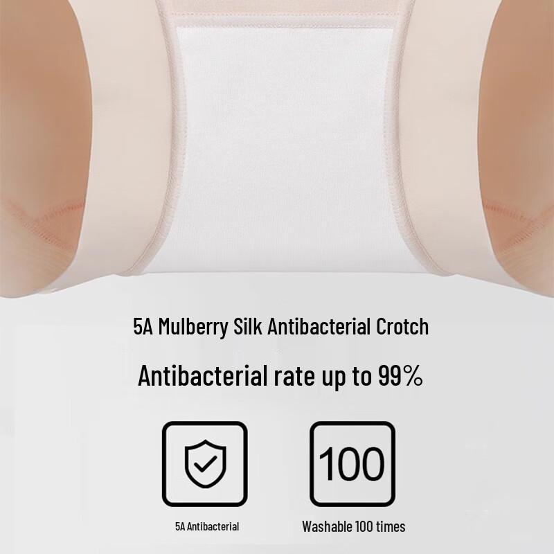 FitonTon Women's 4-Pack High-Waisted Cotton Briefs