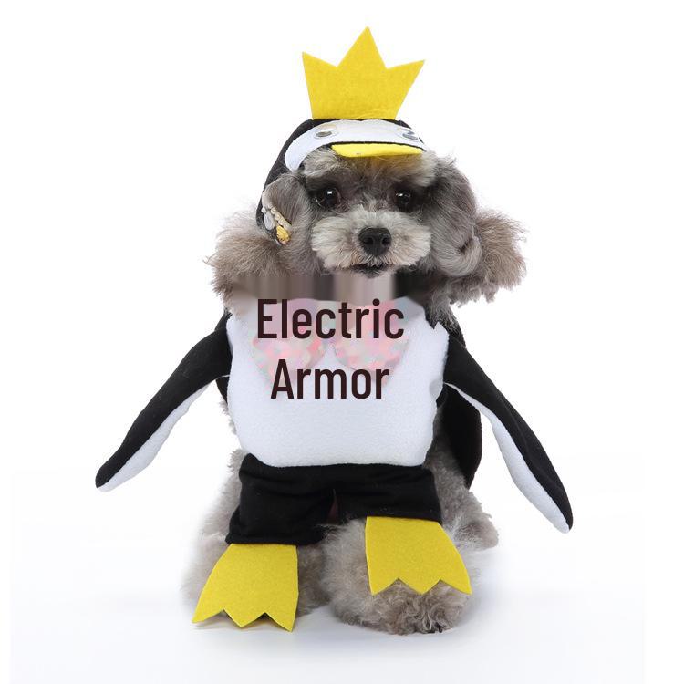 

Костюм Тедди Кот и Собака: Вертикальный наряд для двуногого питомца «Утка и пингвин» S