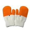 1Pair Comfortable and Warm Swan Knitted Gloves with Creative and Cute Design for Winter