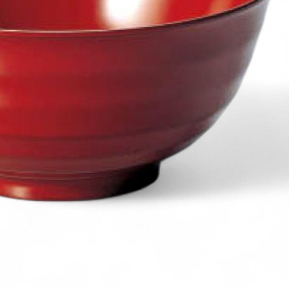 Family Lacquerware Rice Genuine Made in Japan J-kitchens Bowl, Wooden, Lacquer, Hand-Painted, PID-637397,