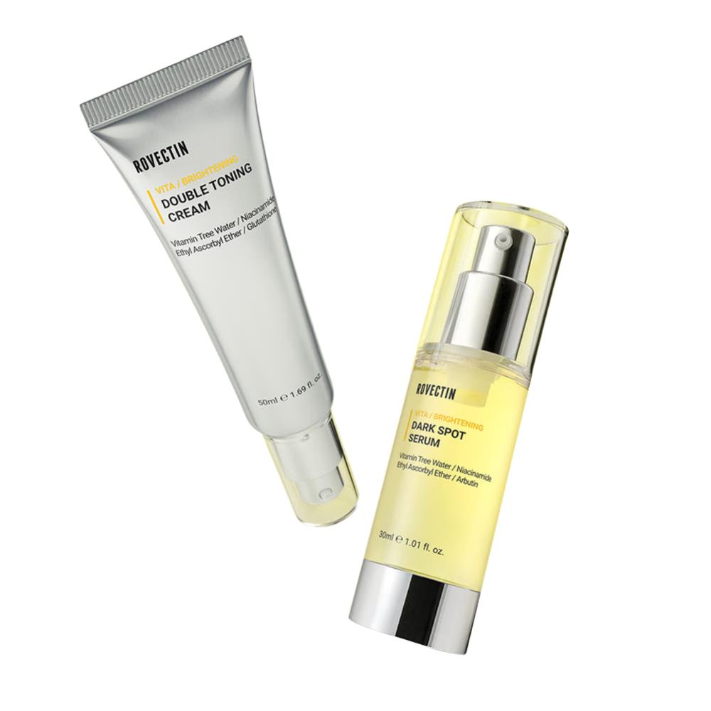ROVECTIN Vita Blemish Dark Spot Serum 30ml + Vita Glow Radiance Cream 50ml Set