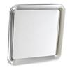 Serving Platter Square Stainless Steel Dish Tray Barbecue Plate Silver Color for Home L