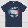 Happy International Dot Day Game Controller Cotton Summer Casual Cool Loose T-Shirt
