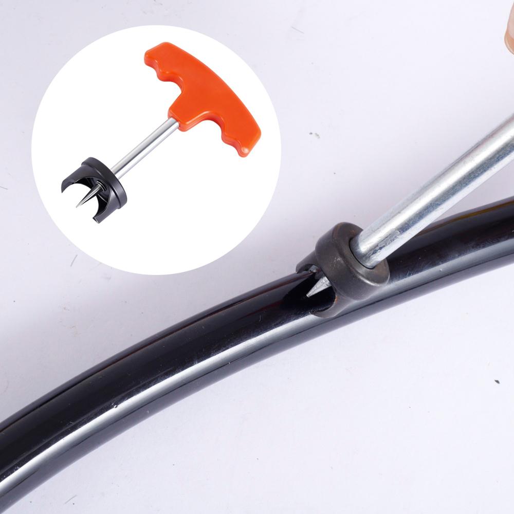 Water Pipe Hole Puncher 15mm/16mm/20mm/32mm Garden Lawn Irrigation Bypass Valve Connector Hole Punch Tool Manual Drill Bit