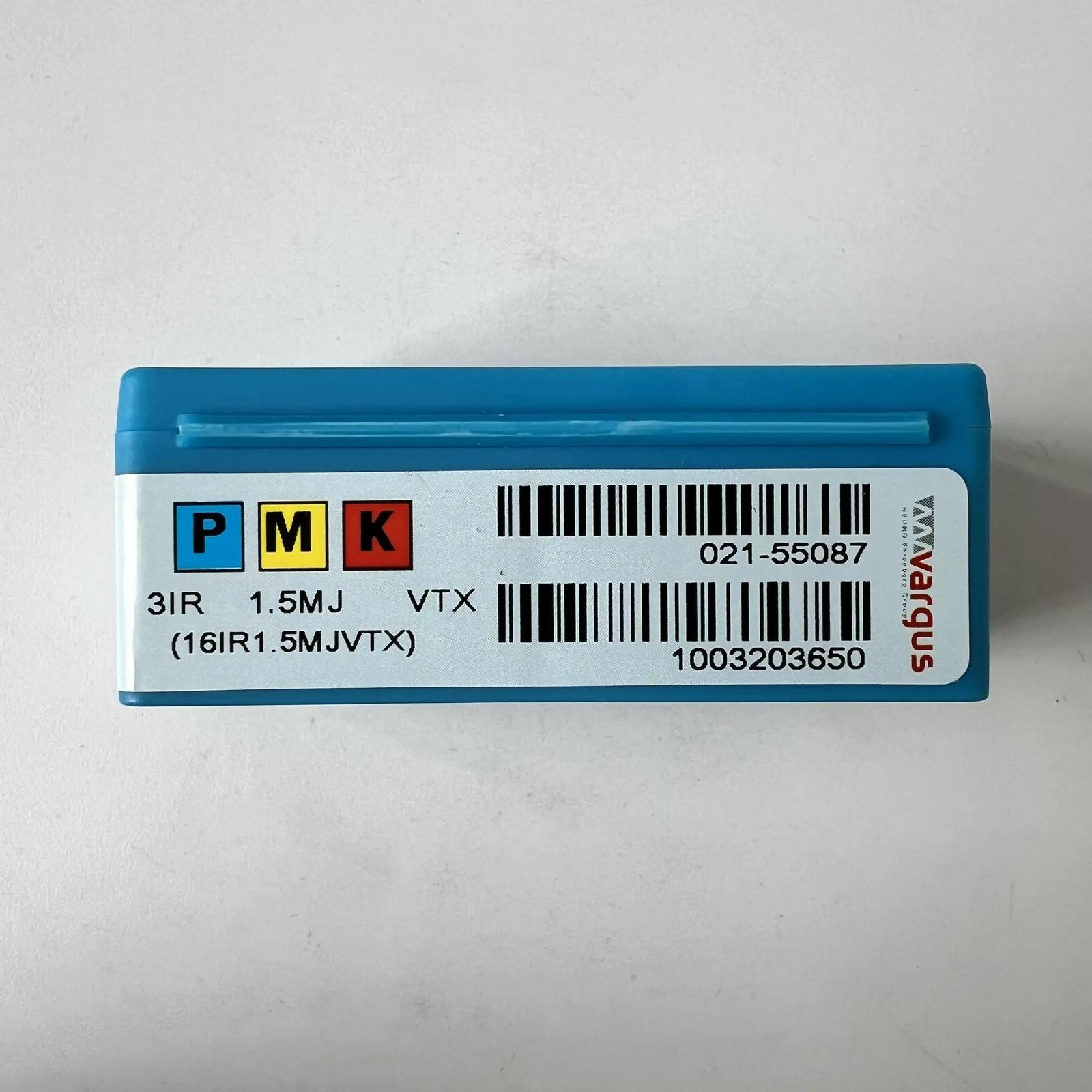 

Original / 3IR1.5MJ VTX / Industrial indexable Carbide Inserts 10 Pcs