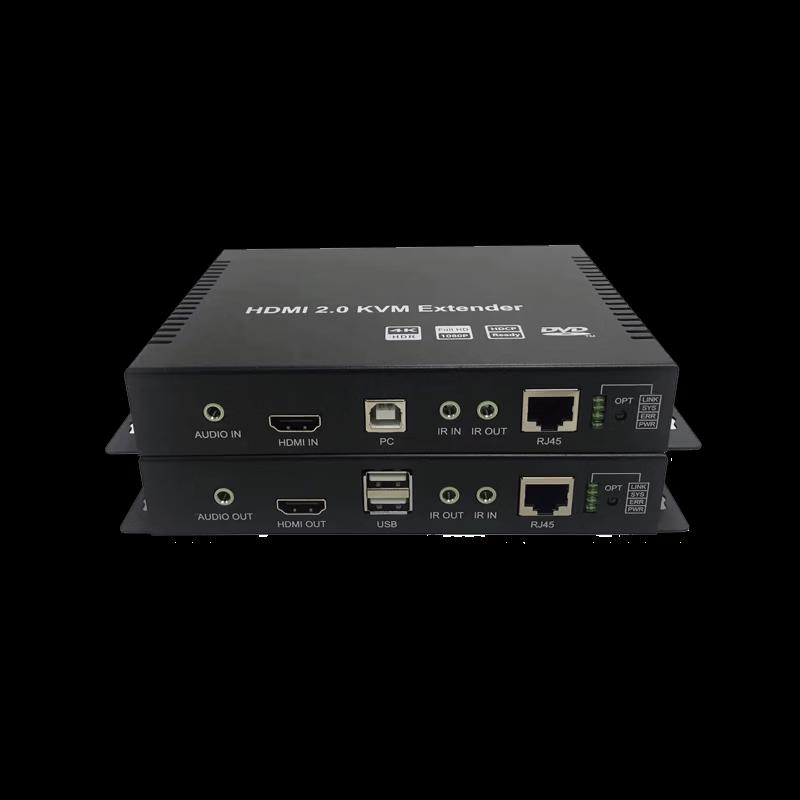 HDMI 2.0 KVM Extender with Ethernet (4K@60Hz 100m)