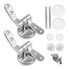 Bathroom Toilet Seat Hinge Zinc Alloy Hardware Hotel Restroom Toilet Accessories with Bolts and Nuts