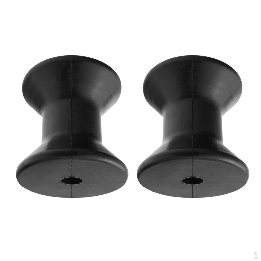 2x High Quality 3 Inch Bow Stop Roller