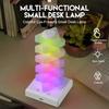 Creative DIY Adjustable RGB Magic Cube Night Light, USB Home Bedroom Game Room Dimming and Color Changing Bedside Lamp