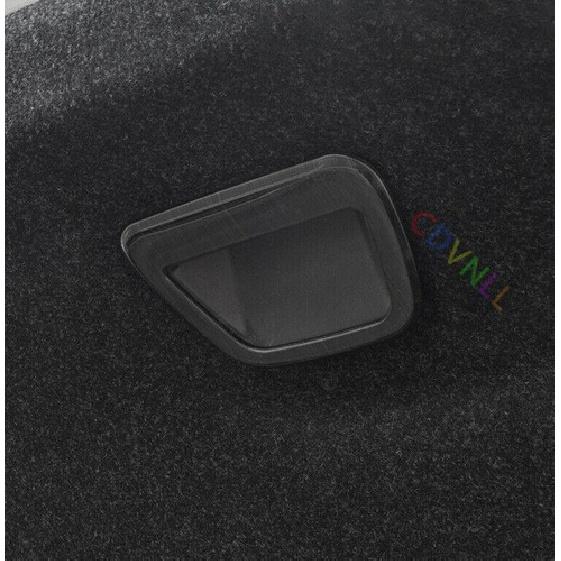 For Volvo S60 2012-2020 Black Titanium Trunk Handle Cover Trim 1pcs