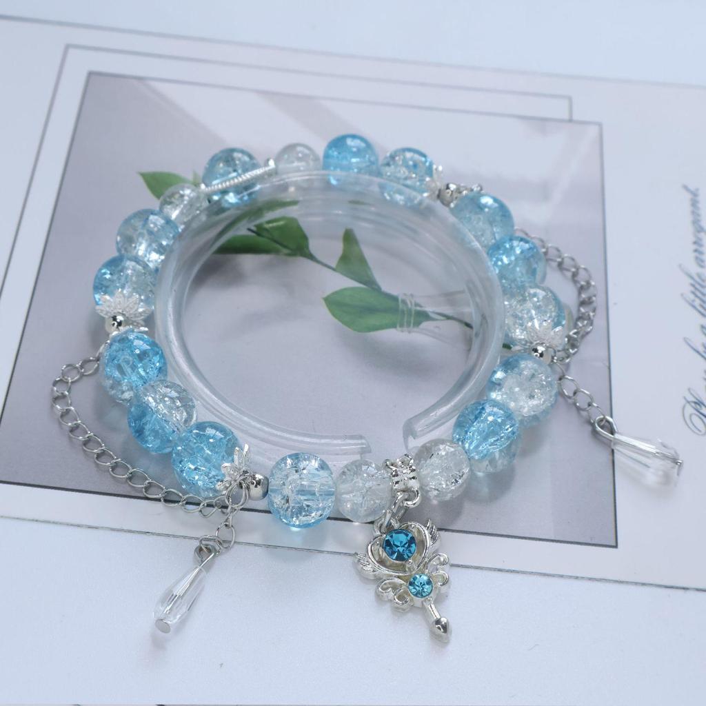 Mori Style Mermaid Crystal Bracelet – Versatile Niche Design for Women, Ideal for Students and Best Friends