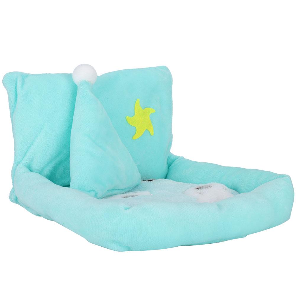 

Small Pet Sofa Mat Sleeping Bed Hamster Comfortable Cushion House Supply Green L