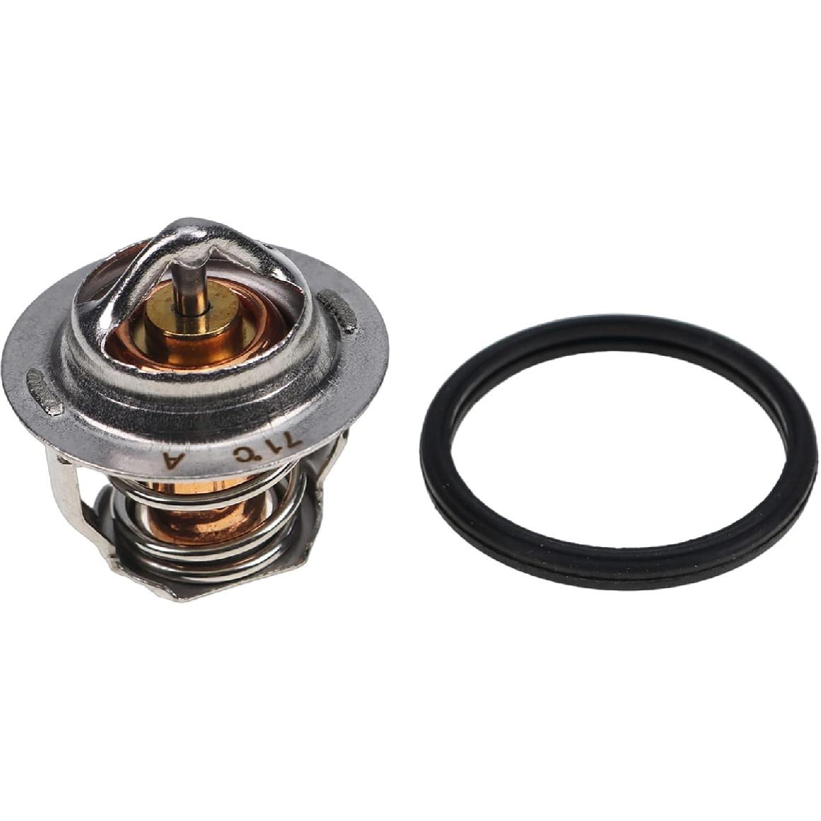 FridayParts Thermostat 6674172 6653948 Compatible for Kubota D722 D902 V2003T D1703 V2203 V1505 D1005 V1903 Bobcat 225 231 325 328 331 334 428 763