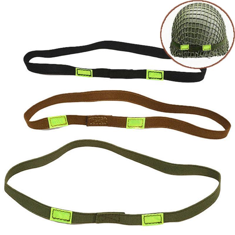 1pc Helmet Special Luminous Cat Eye Band Reflective Elastic Band For M1 M88 MICH Outdoor Climbing Combat Games Helmet Accessory