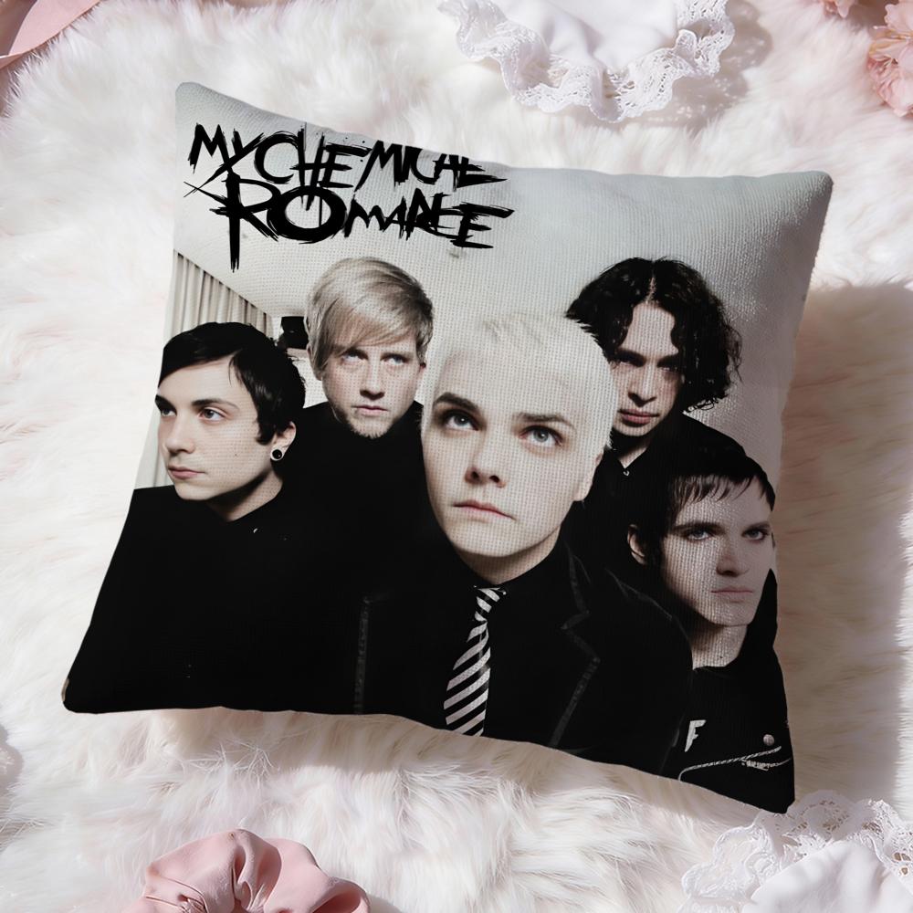 My C-Chemical Romance Cushion Cover Premium Comfort Reversible Pillow Cove -Two in One Design for Any Room & Car Interior