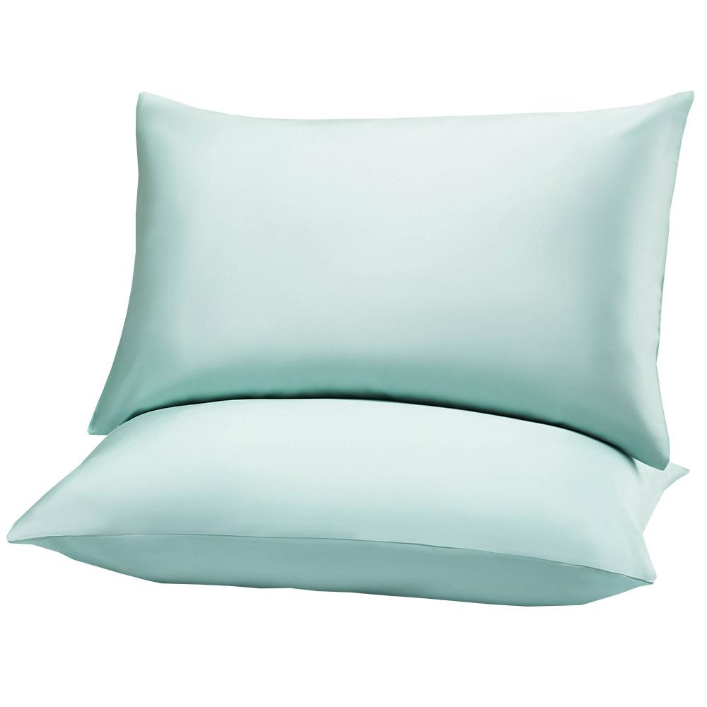 Tencel Lyocell Pillowcase Summer Silky Smooth Solid Color Silk Cool Pillow Towel Pillowcase