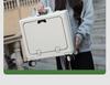 18-Inch Aluminum Carry-On Trolley Suitcase with Front Opening - Compact, Durable for Men, Women, and Students, Free Check-In