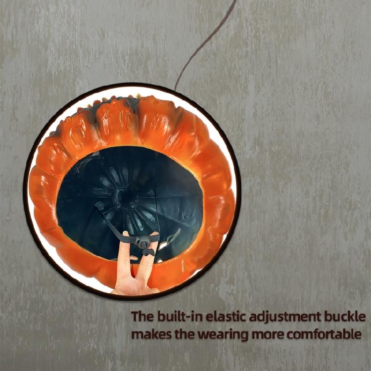 Pumpkin Headgear Full Head Pumpkin Face Mask Halloween Cosplay Accessories For Adult Cosplay Halloween Decoration Mask