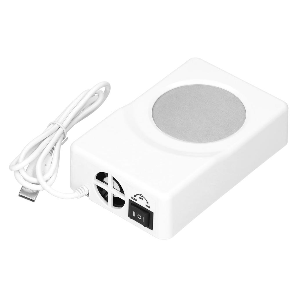 USB Heating Cooling Coaster Portable Cup Warmer Refrigeration Pad for Home Office Car Use