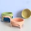 Cat Elevated Bowls Raised Dish 5.5" Wide Pet Feeding Bowl with Stand for Cats and Puppy Safe Material Easy To Clean