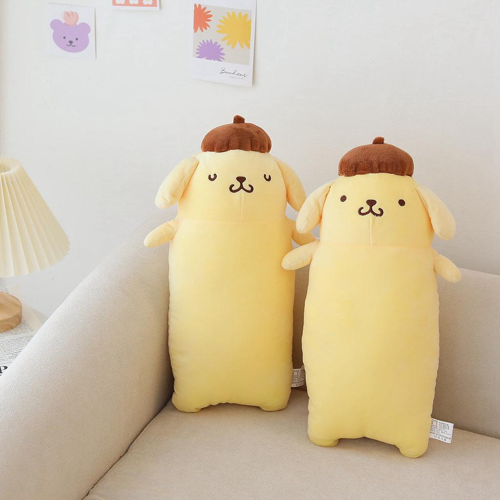 4265Cm Very Long Sanrio Pom Pom Puirn Plush Toys Kawaii Sanrio Pompompurin Stuffed Dolls Room Decor Bedside Cushion Sofa Pillow
