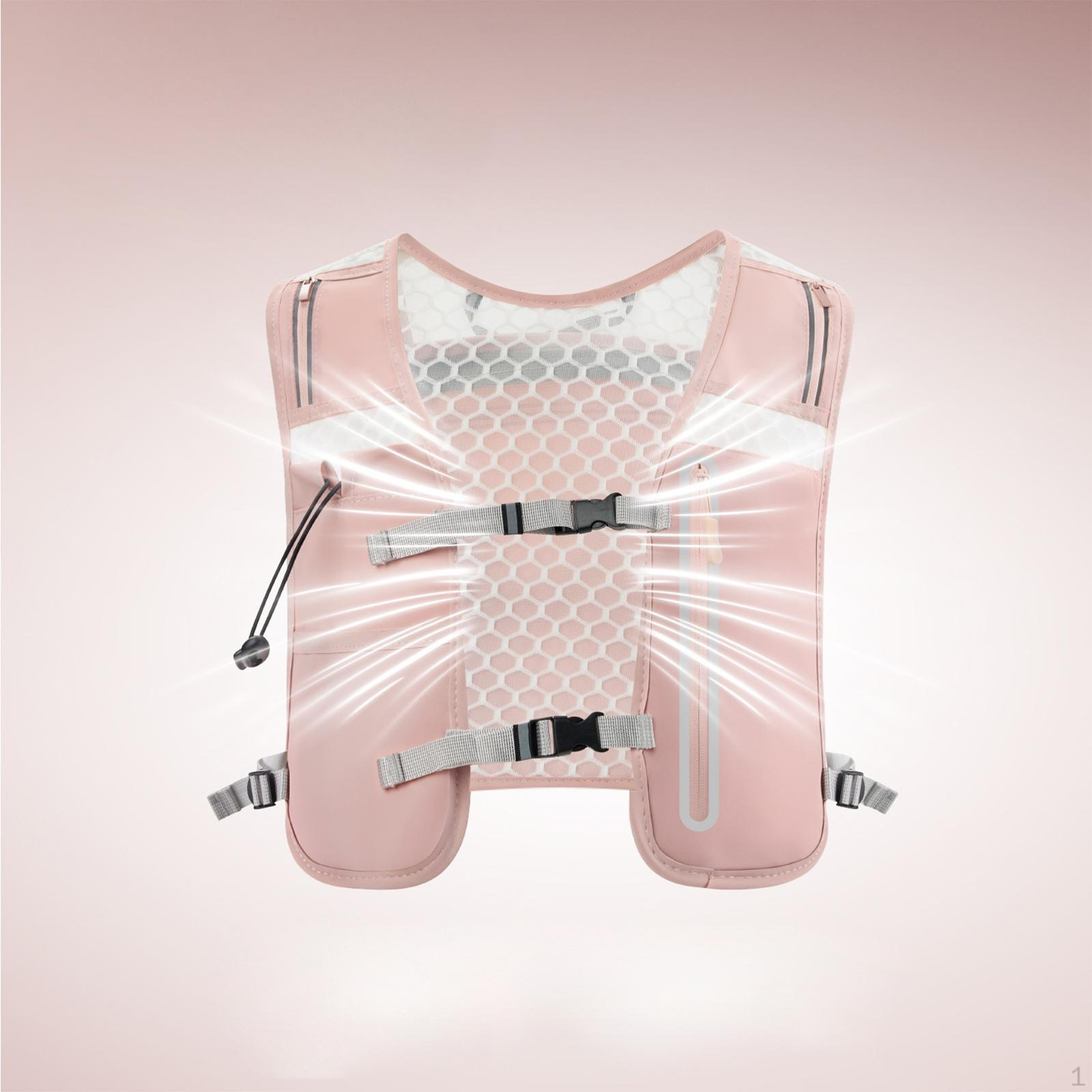 

Жилет для бегунов, рюкзак для активного отдыха розовый