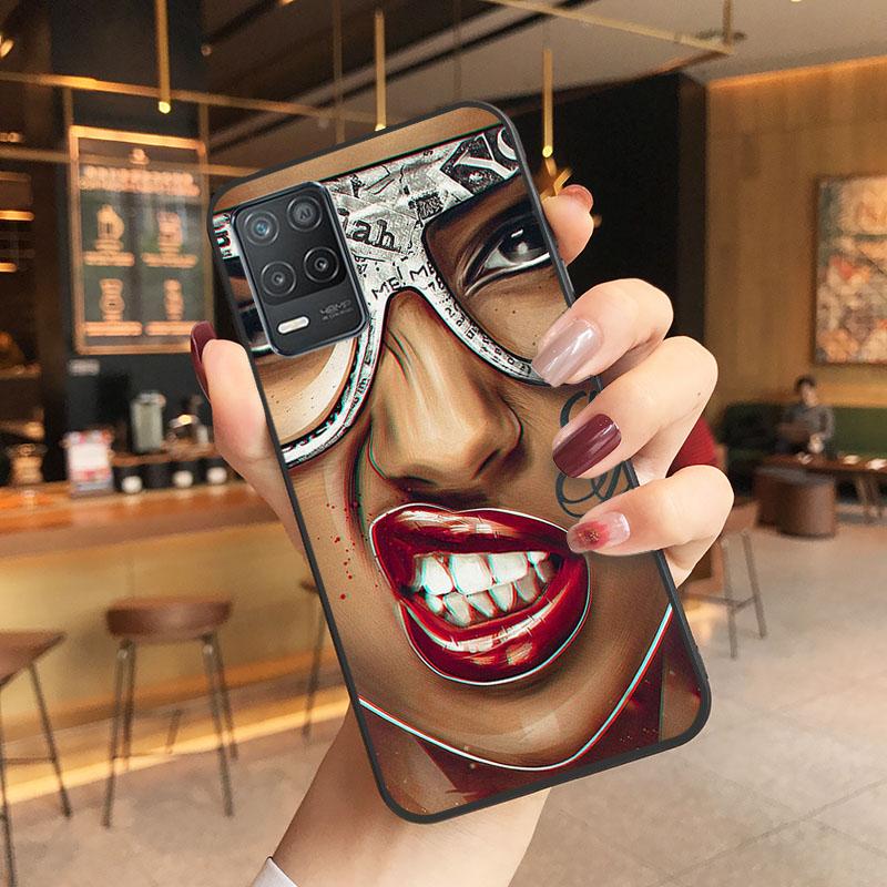 Sexy Ärmel Tattoo Mädchen Telefon Fall für OPPO Realme GT 2 Pro X2 Pro XT C25S 8 7 6 Pro 6i GT Master C3 C21 C21Y C11 X3 SuperZoom