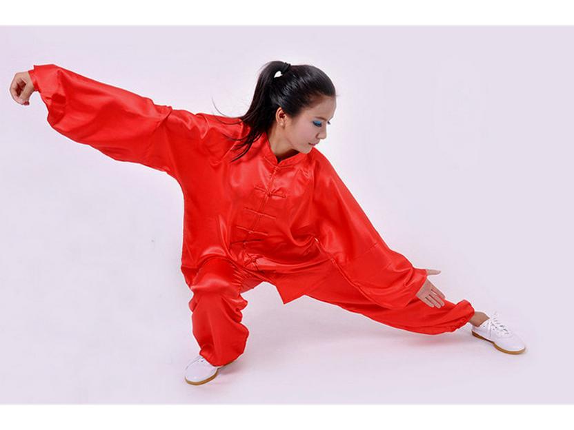 Premium Cotton-Silk Tai Chi Suit: Unisex Long Sleeve Stand Collar for Martial Arts & Morning Exercise