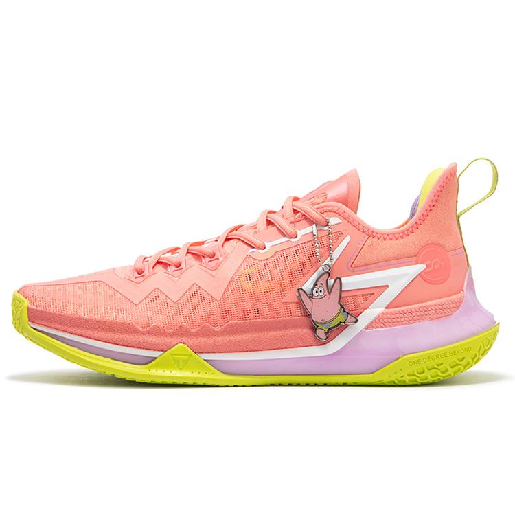 

новые мужские баскетбольные кроссовки 361° Big 3 Future с низким верхом, цвет розовый/фиолетовый гортензия 45