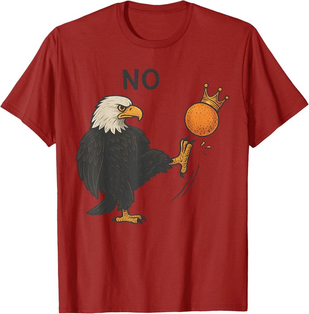 Funny No Kings In America Eagle Patriotic Politic Unisex T-Shirt
