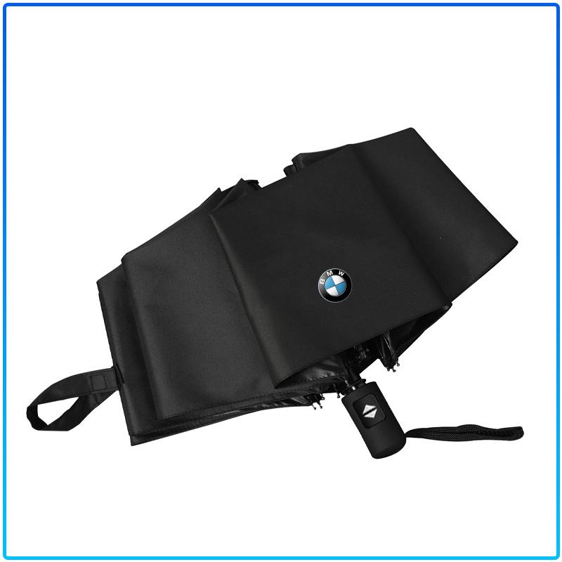 1Pcs Windproof Rain Fully Automatic Compact 3 Folding Umbrella Car Accessories For BMW M Performance 1 3 5 7 Series M3 M4 M5 M6 X1 X3 X5 X6 X7 E30 E34