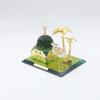 Hochwertiges Kristallglas Moschee Miniatur mit Dattelpalme und Kamel Souvenir Langlebig für den Innenbereich