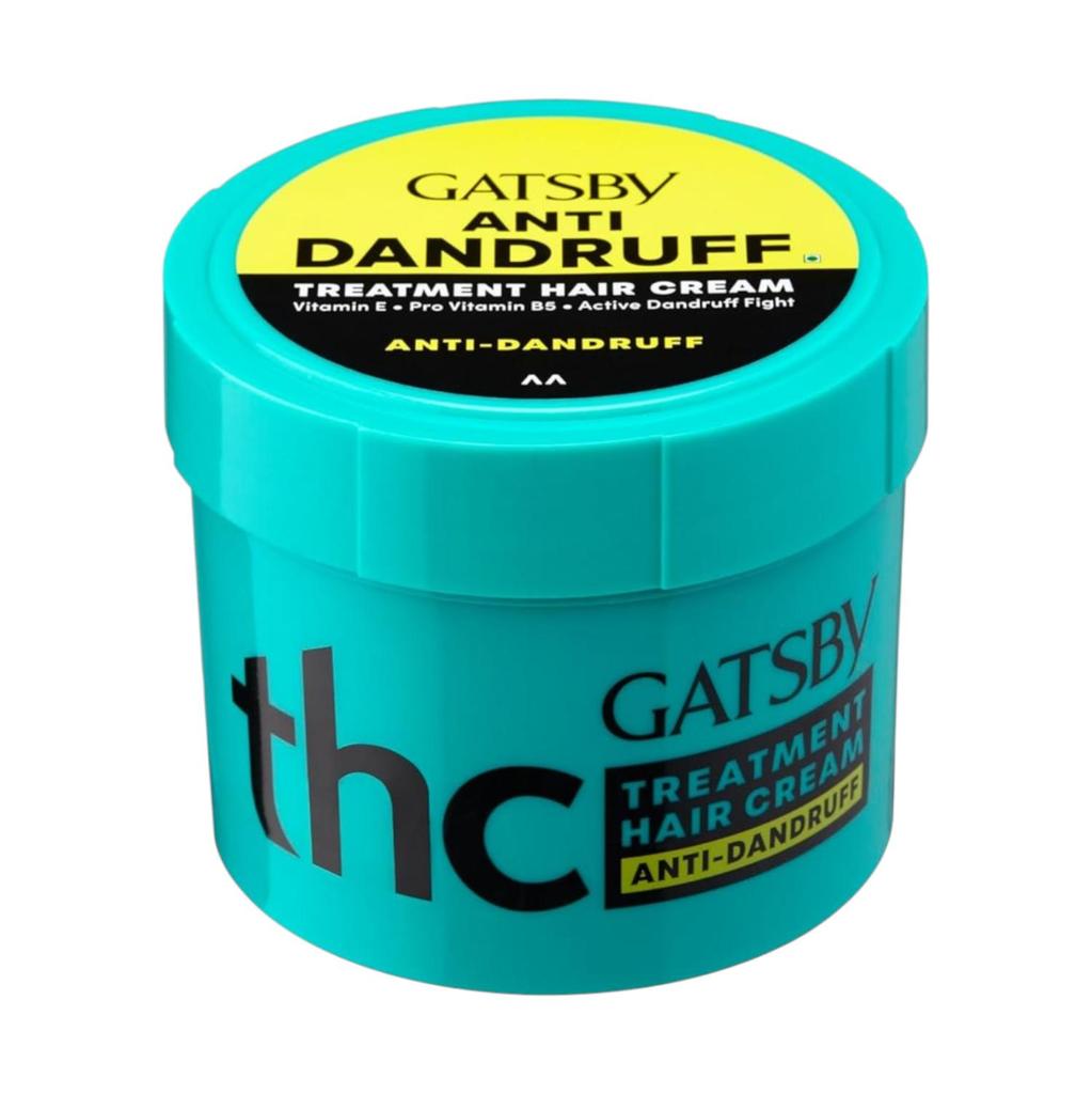 Gatsby Haarcreme für normales Haarstyling und Schuppenkontrolle mit Vitamin E und B5 250g – Nicht klebriger Zitrusduft