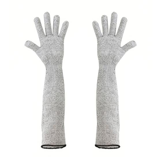 1 Paire de Gants de Manipulation pour Animaux Résistants aux Morsures et aux Griffures Manches de Protection pour Toilettage Utilisation Vétérinaire Manches Protectrices Flexibles pour les Soins aux Animaux Sécurité