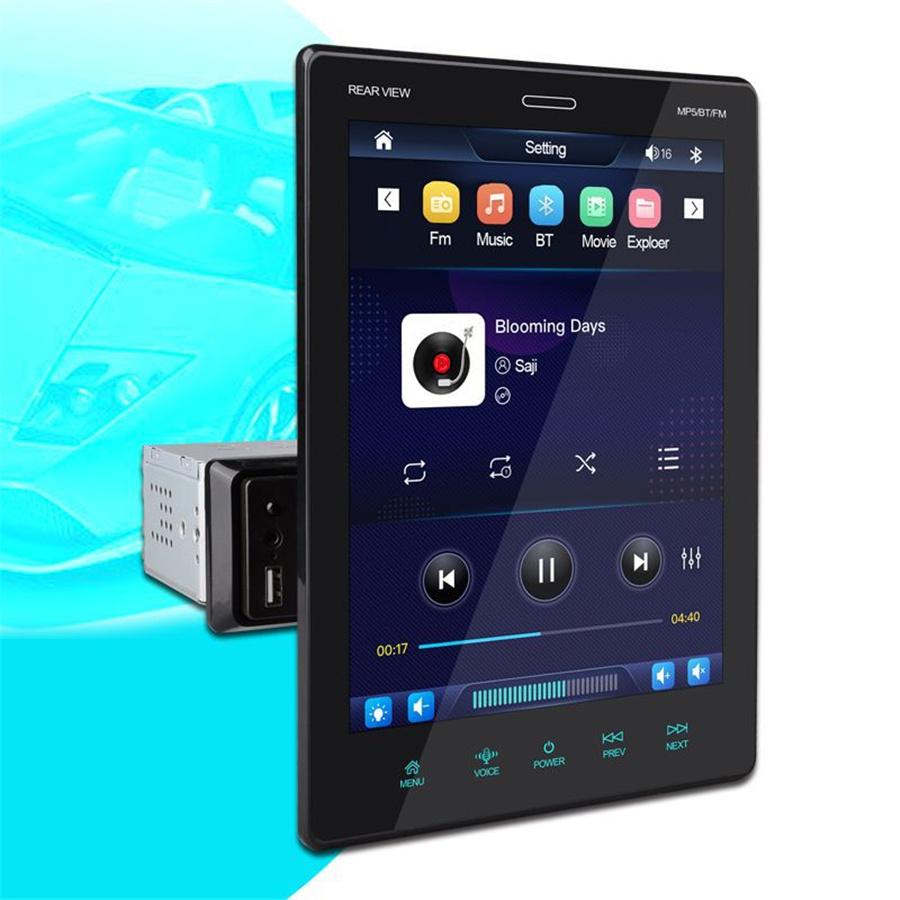 9.5" IPS Touch Screen Car Bluetooth Media Music Player FM Support Multi Language