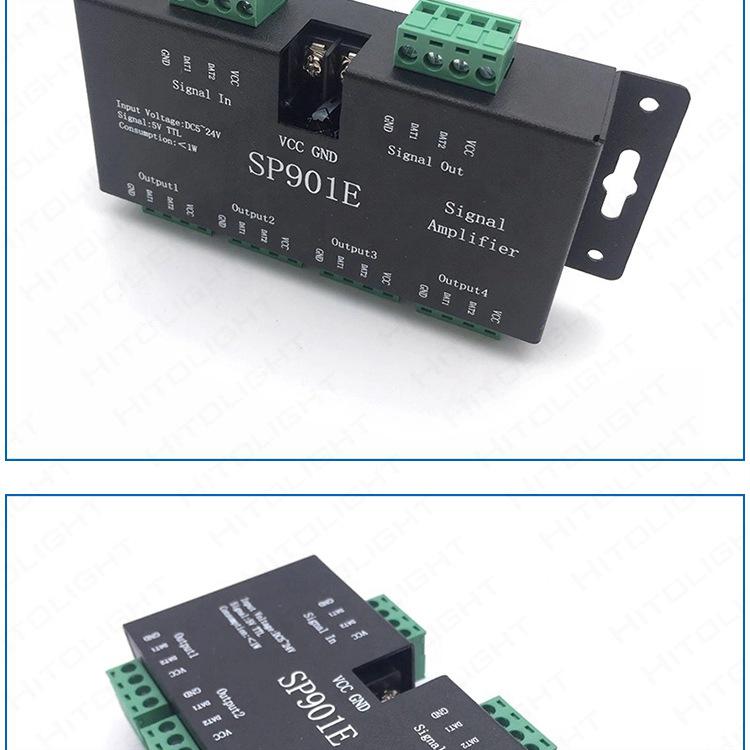 Kilai Deng Dream Color LED Strip SPI Signal Amplifier Controller SP901E