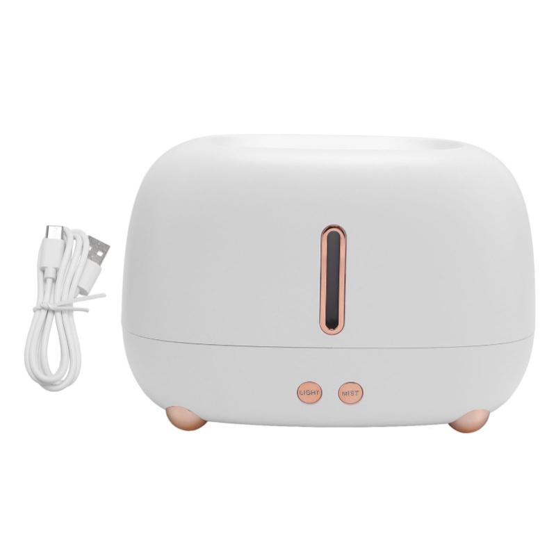 Flame Air Diffuser Humidifier USB Quiet 7 Colors Light Auto Shutdown Function Flame Humidifier Aromatherapy Diffuser