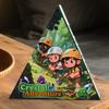 24Grids Christmas Countdown Calendar Gift Box With Hole Crystal Rough Mineral Stone Fun Box For Children To  Play