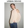 UR2026 Women's Halter Neck Ribbon Blouse